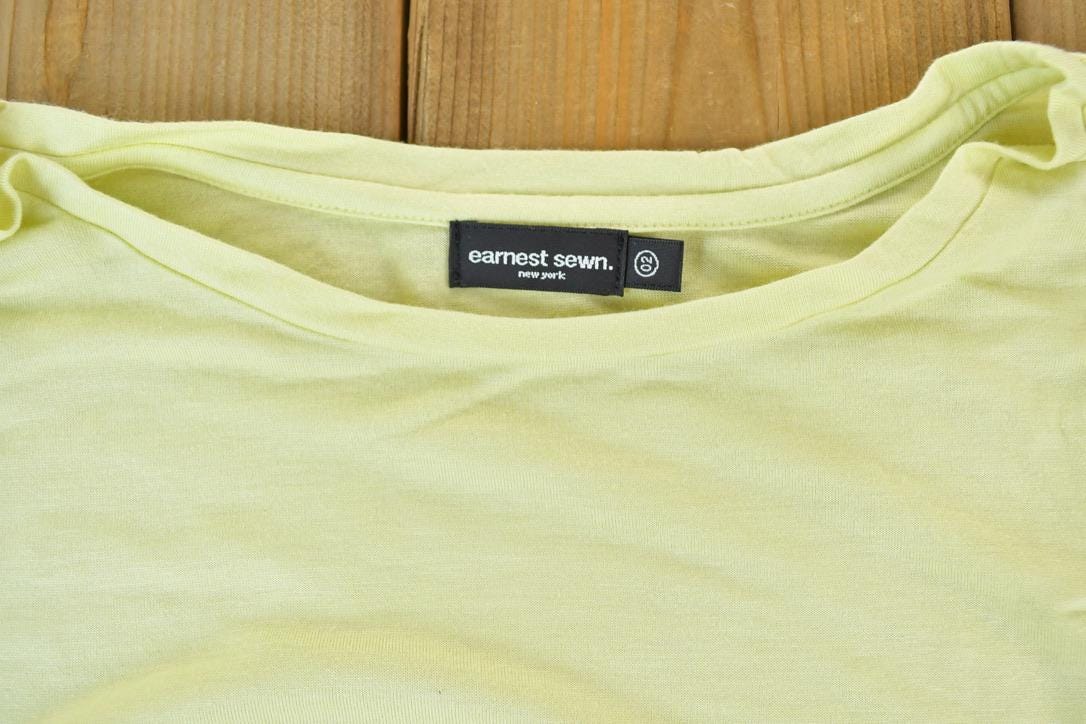 Y2k Earnest Sewn NY Cropped T-Shirt