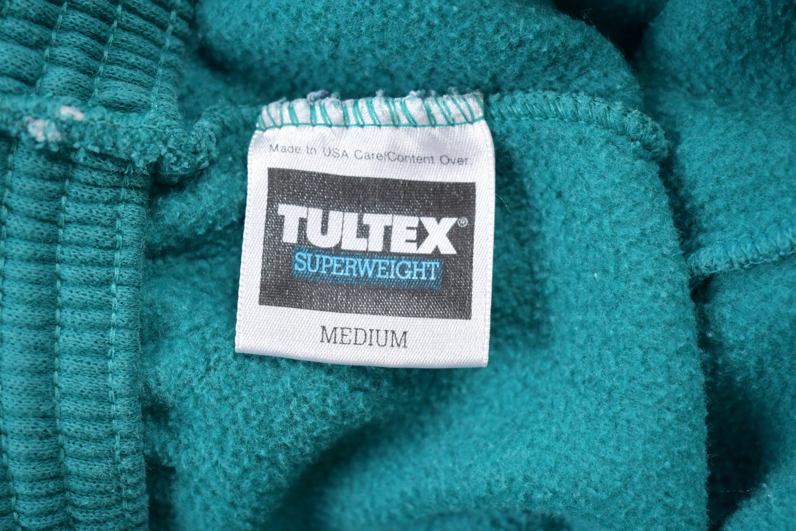 Vintage 1980s Tultex Turquoise Sweatpants 28-30 x 27