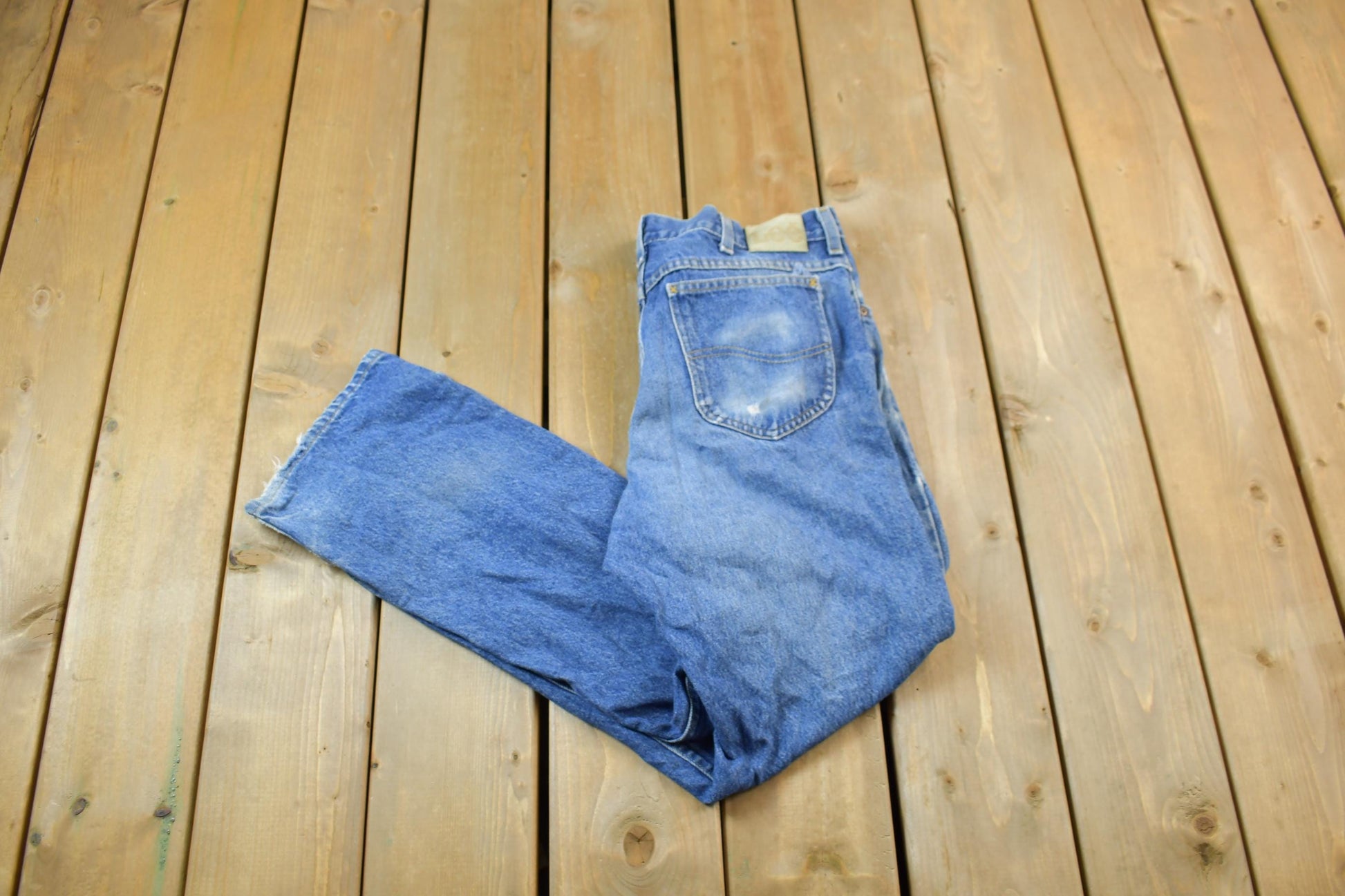 Vintage 1980s Lee Denim Rider Jeans Size 12R