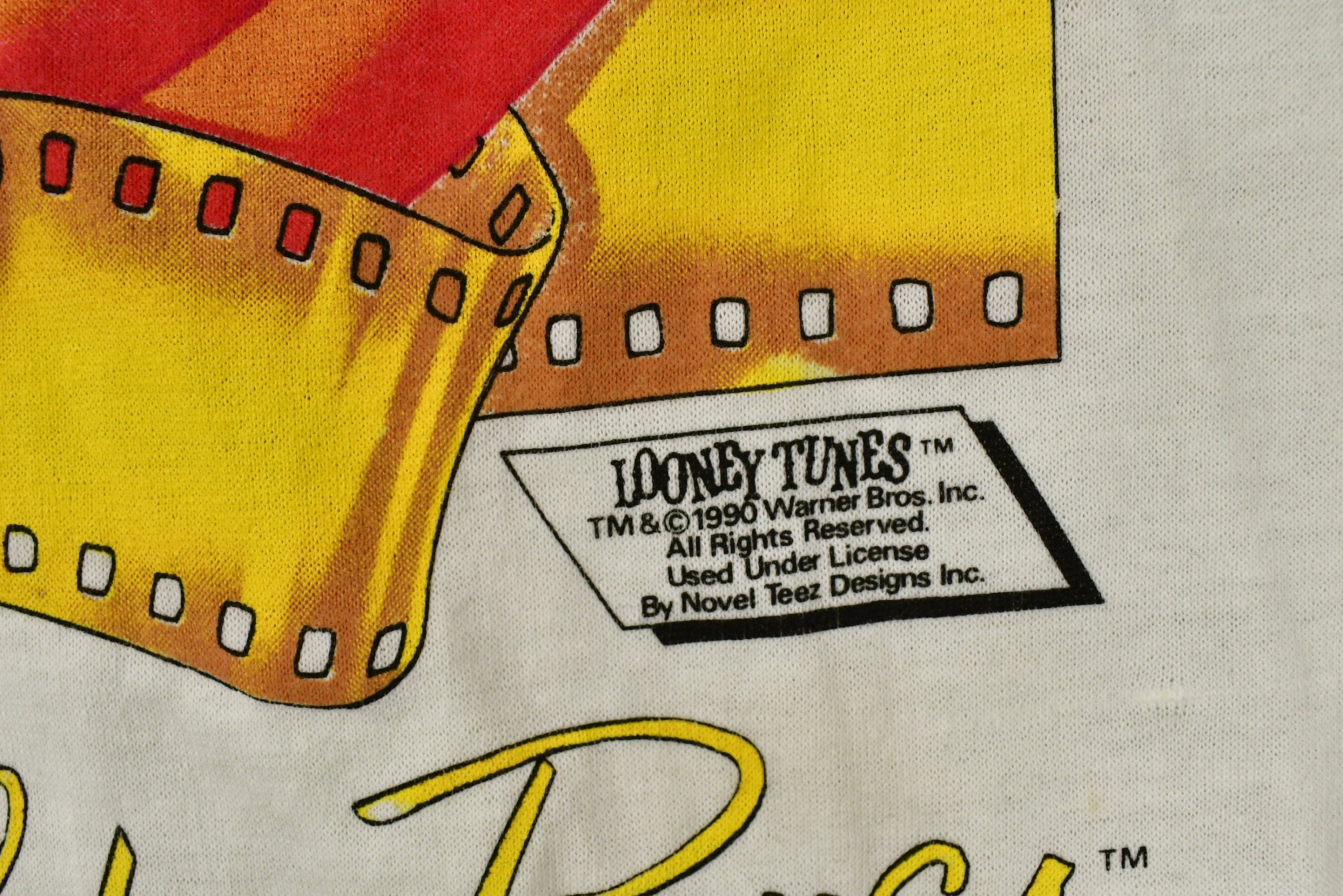 Vintage 1990 Bugs Bunny Birthday Looney Tunes Cartoon Promo T-Shirt