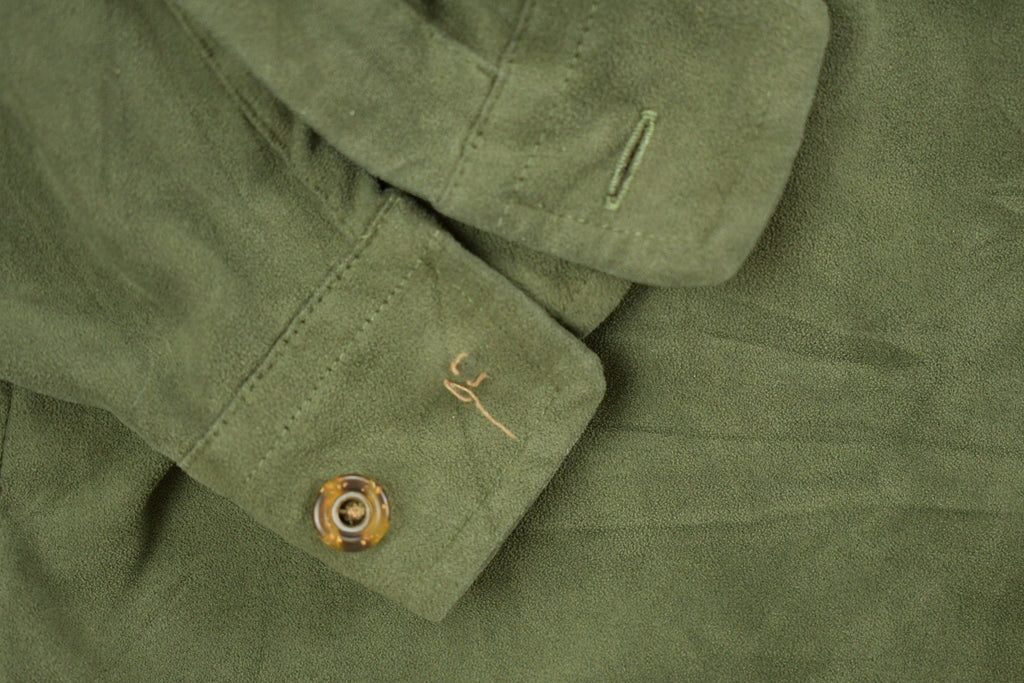 Vintage 1990s St Johns Bay Blank Green Button Up Shirt