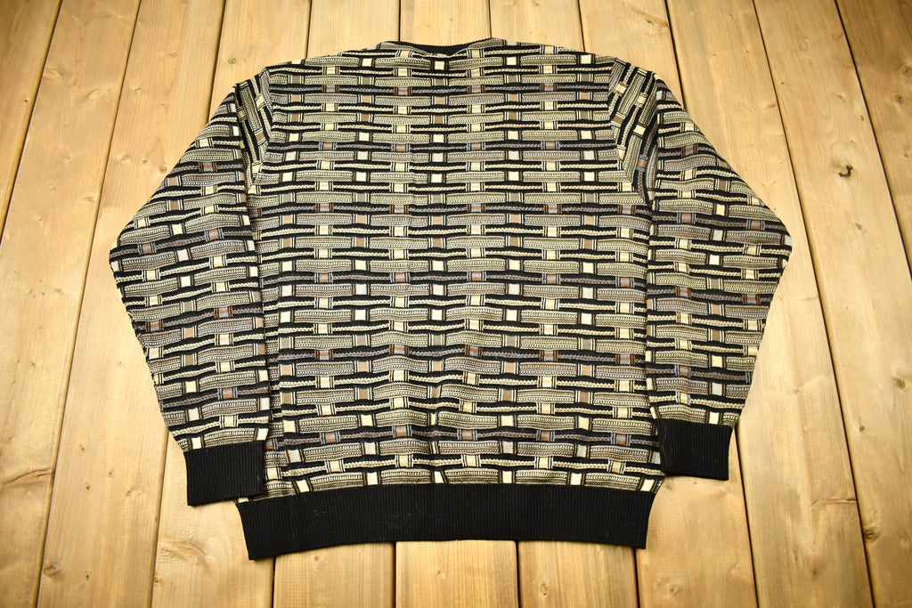 Vintage 1990s St Croix 3D Knit Crewneck Sweater