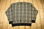 Vintage 1990s St Croix 3D Knit Crewneck Sweater