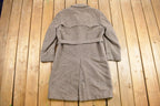 Vintage 1980s Pendleton Full Length Wool Trench Coat