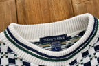 Vintage 1990s Hand-Framed Knit Sweater