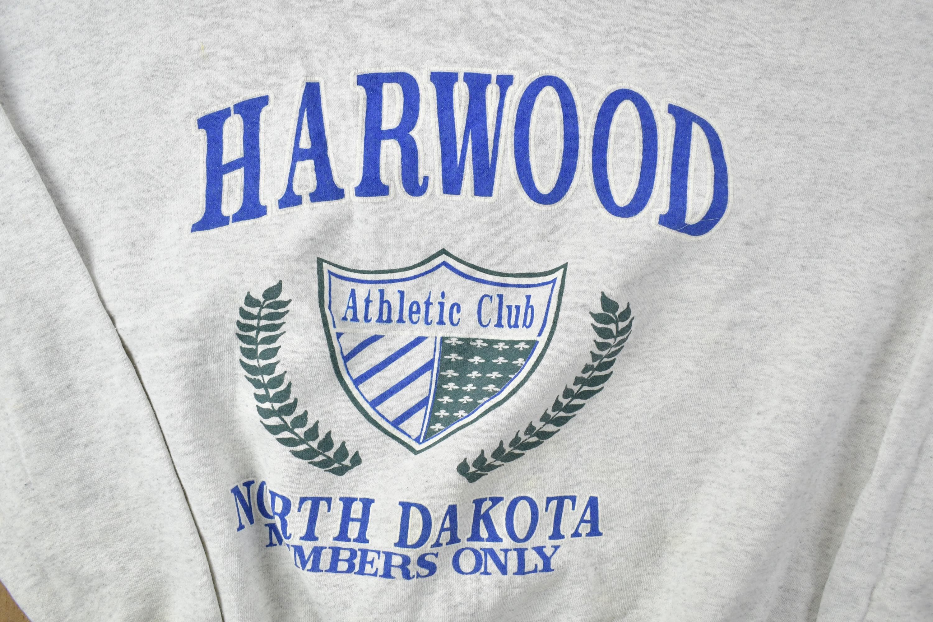 Vintage 1990s Harwood North Dakota University Collegiate Crewneck