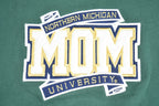 Vintage 1990s Northern Michigan University Mom Collegiate Crewneck / Embroidered / Sweatshirt / Sportswear / Americana / Made in USA