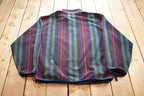 Vintage 1990s IZOD Quarter Button Up Long Sleeve Shirt