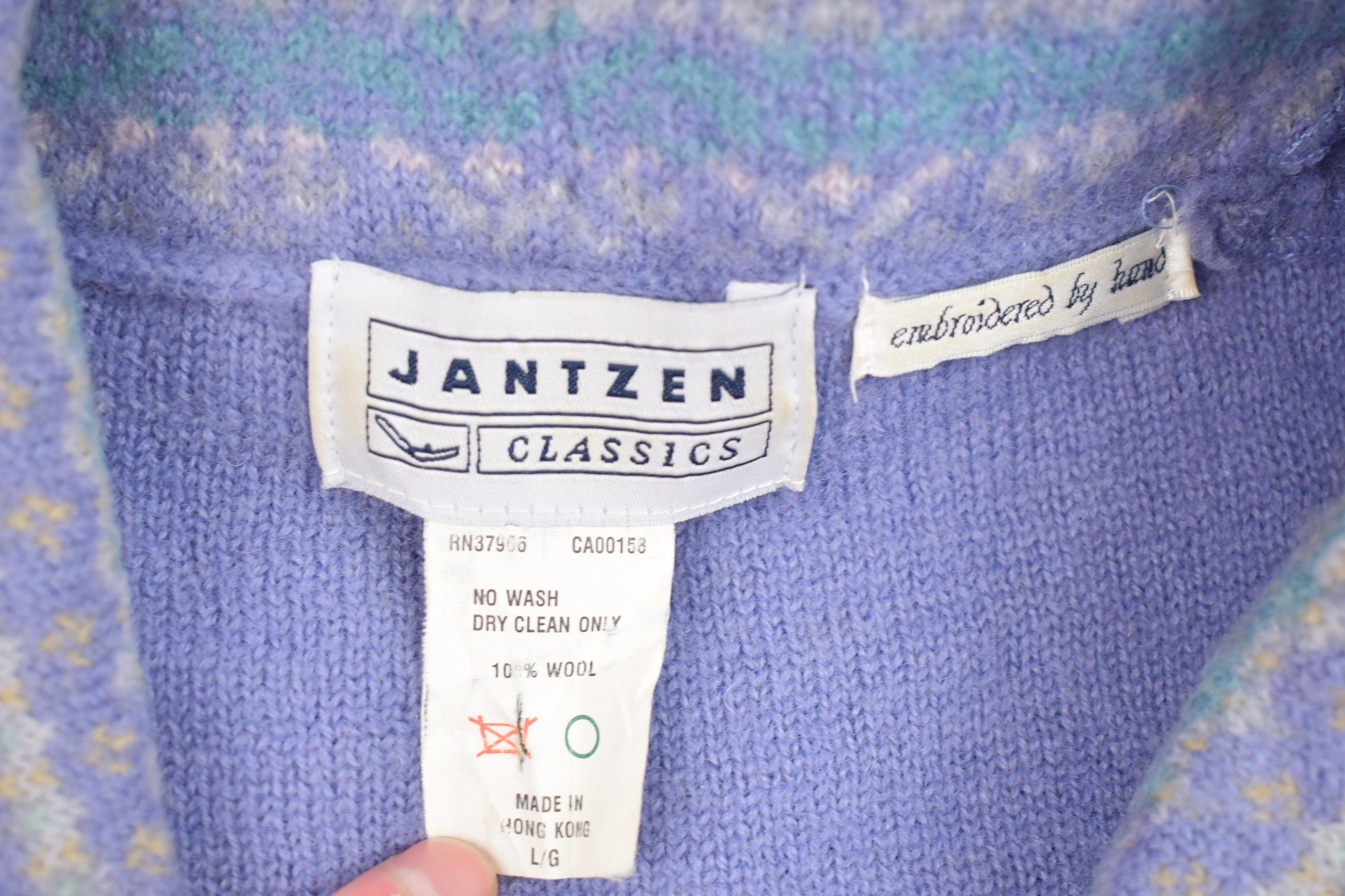 Vintage 1980s Jantzen Cardigan Sweater /