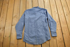Vintage 1990s Fenton Western Style Denim Snap Button Shirt
