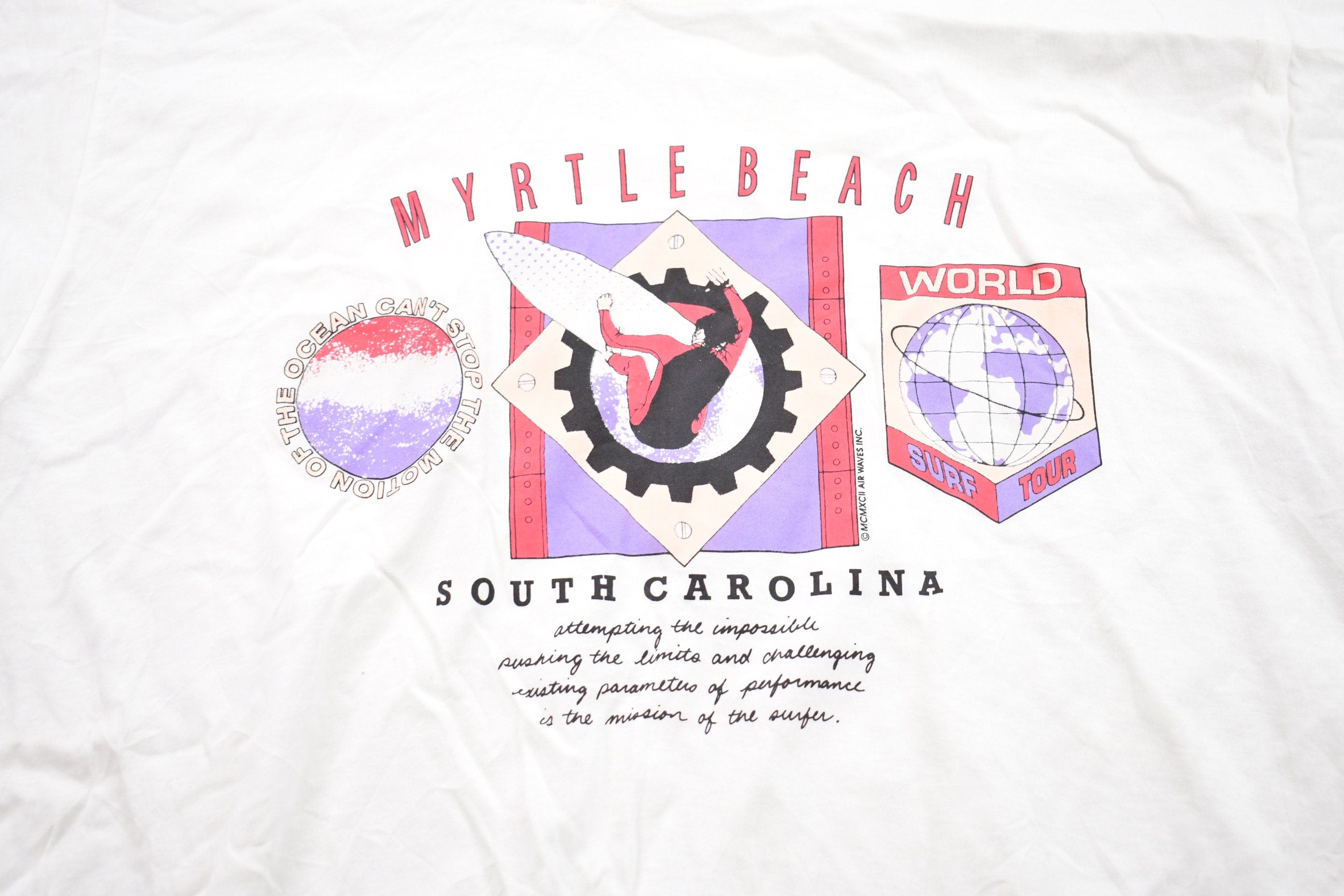 Vintage 1990s Myrtle Beach South Carolina Graphic T-Shirt