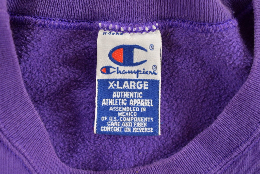 Vintage 1990s Purple Champion Reverse Weave Crewneck