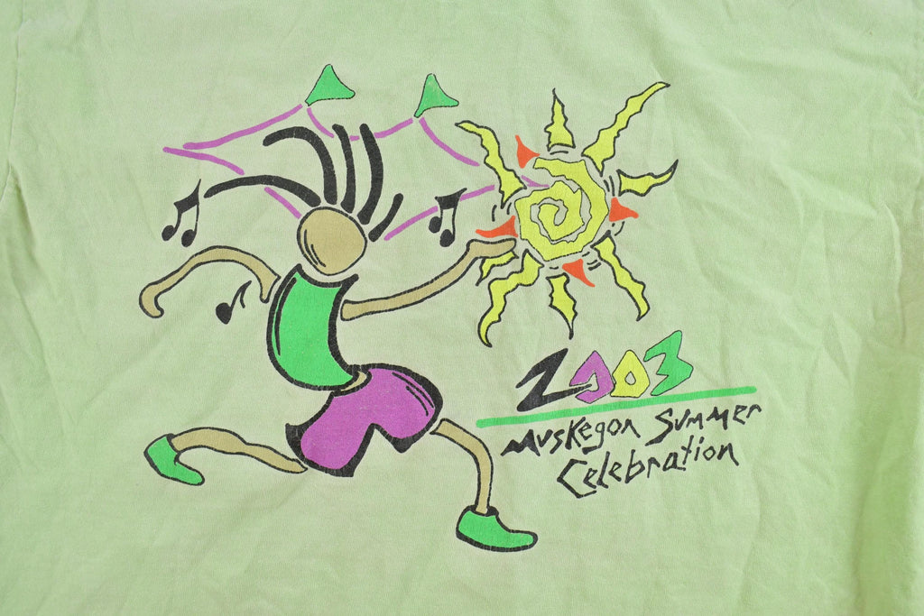 Vintage 1990s Summer Celebration Dancing Souvenir T-Shirt