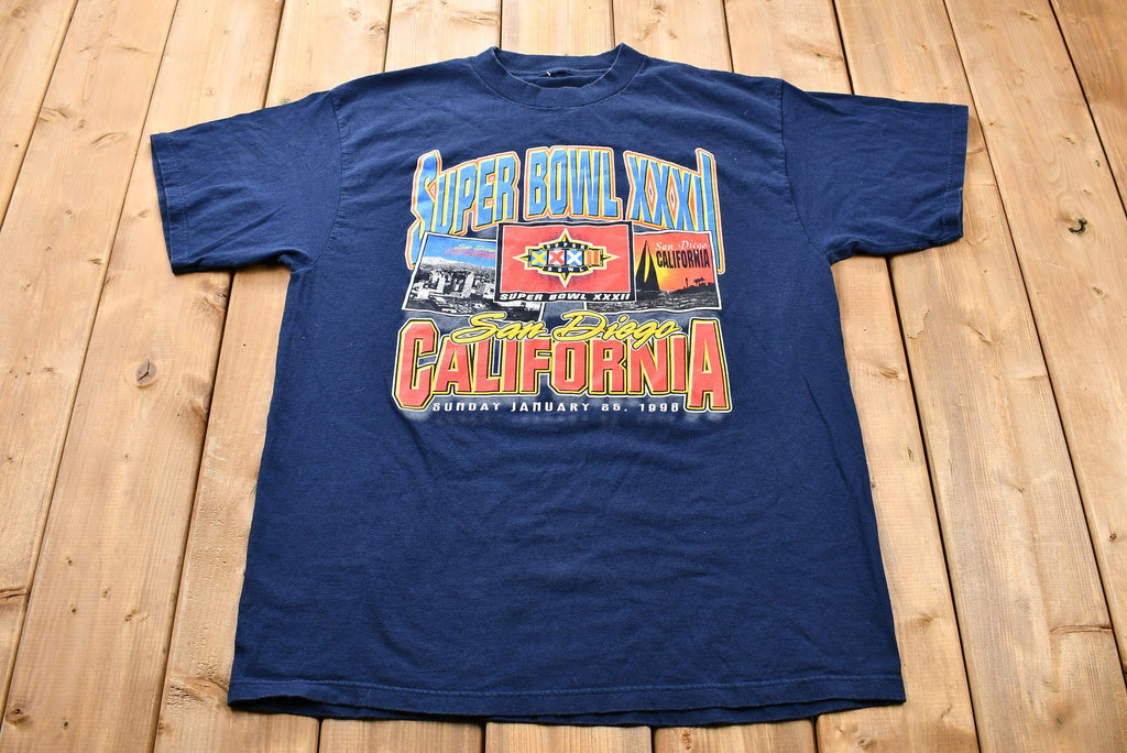 Vintage 1996 Super Bowl XXXII San Diego California T-Shirt