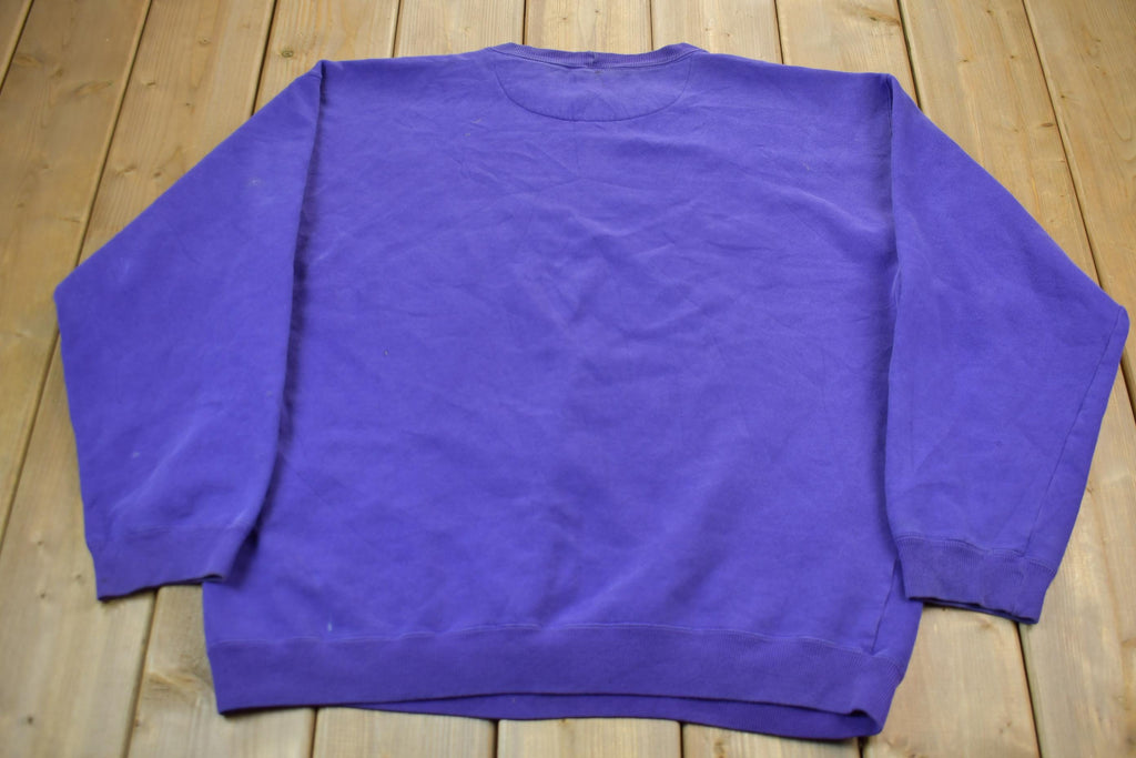 Vintage 1990s GAP Blank Deep Purple Crewneck Sweatshirt