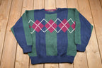 Vintage 1990s John Ashford Striped Knitted Sweater