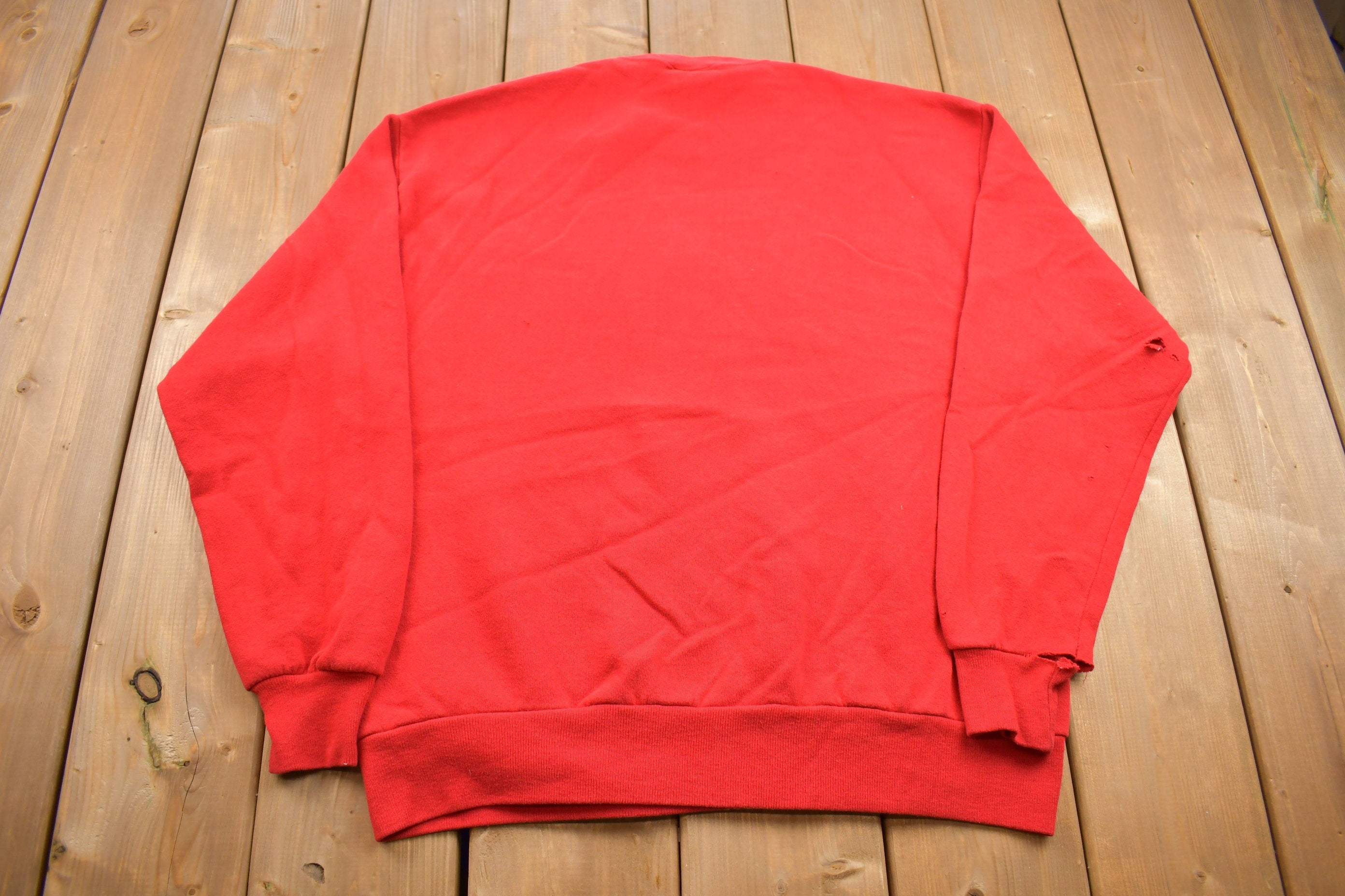 Vintage 1990s Disney Mickey Mouse Disneyland Crewneck Sweatshirt  Small Holes  90s Crewneck  Made In USA  Essential  Streetwear  90s