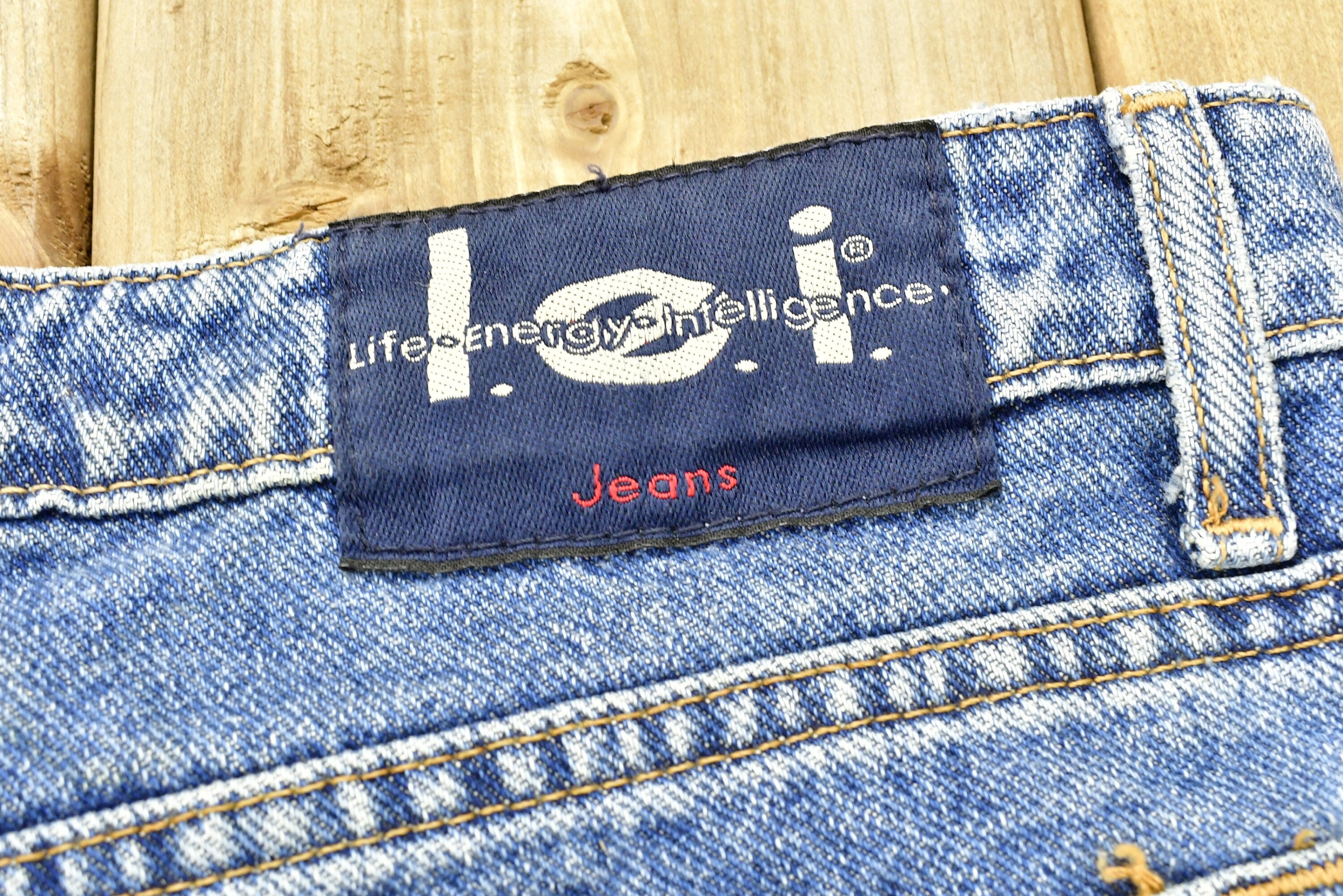 Vintage 1990s Life Energy Intelligence Women's Jean Shorts Size 9
