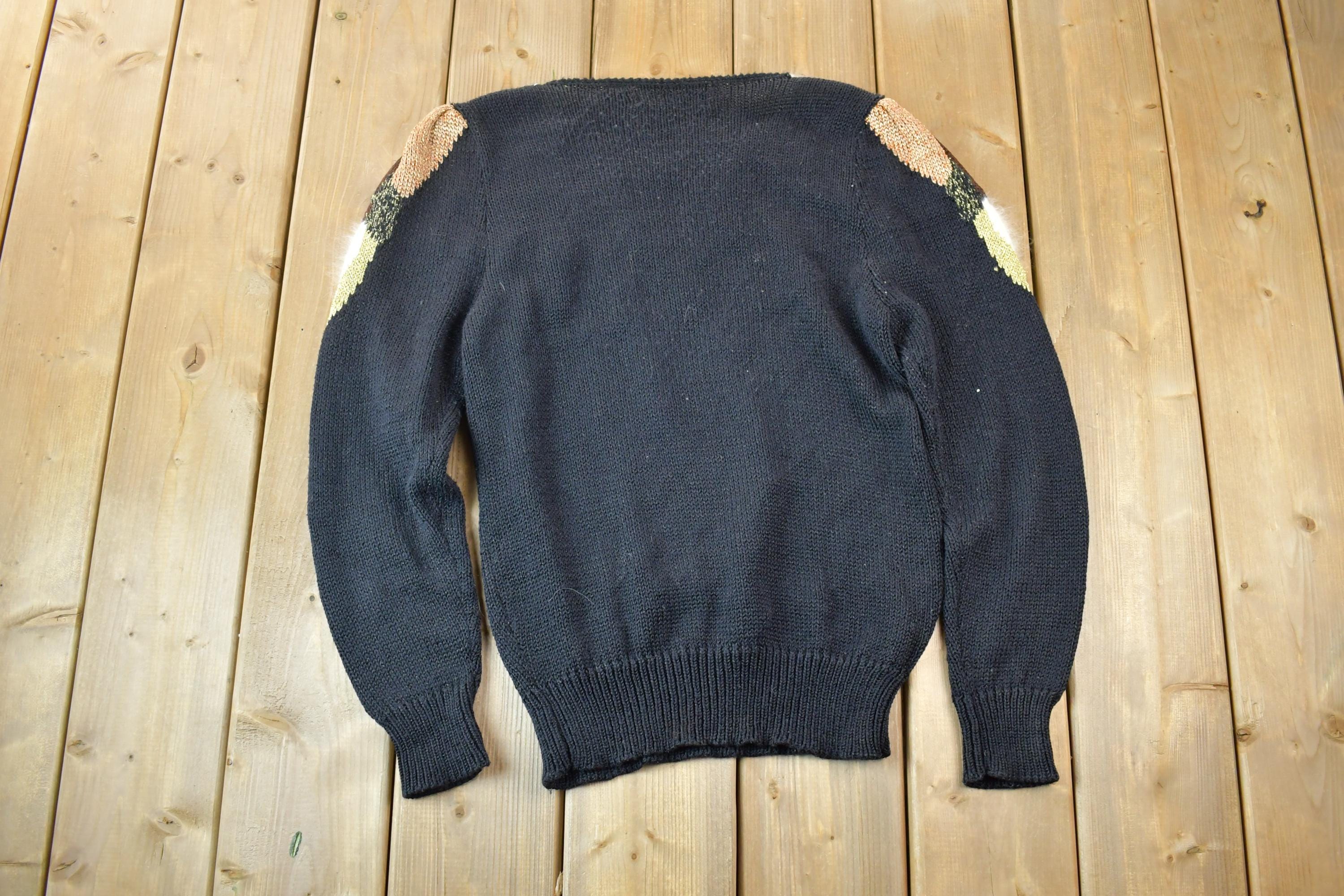Vintage 1990s Riva Knit Crewneck Sweater