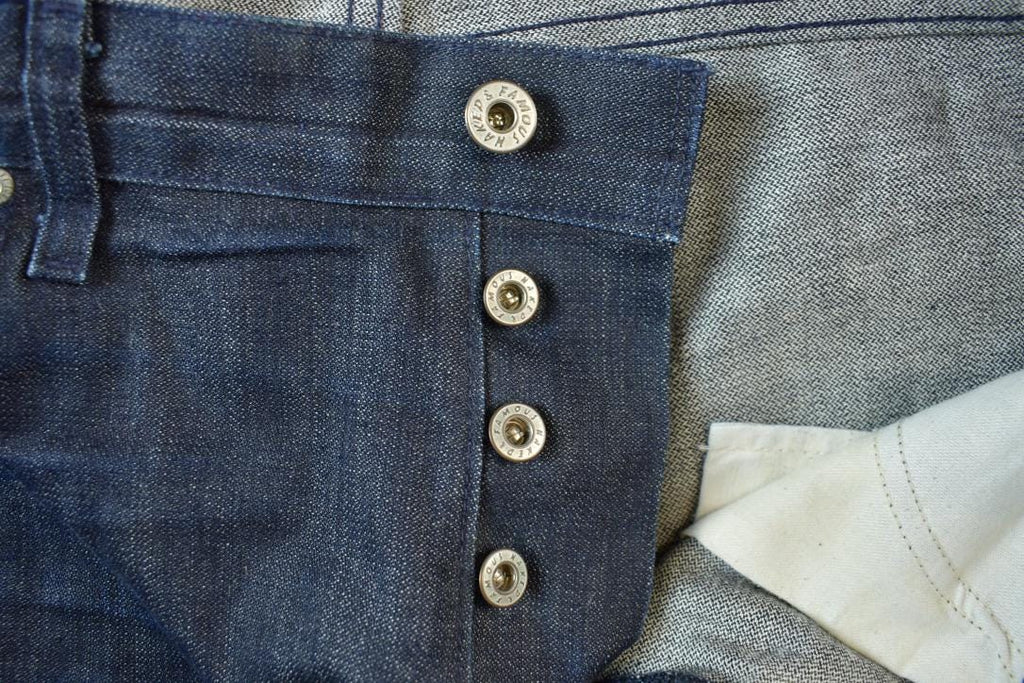 Vintage 2000s Naked & Famous Low Waisted Denim Jeans Size 38 x 31