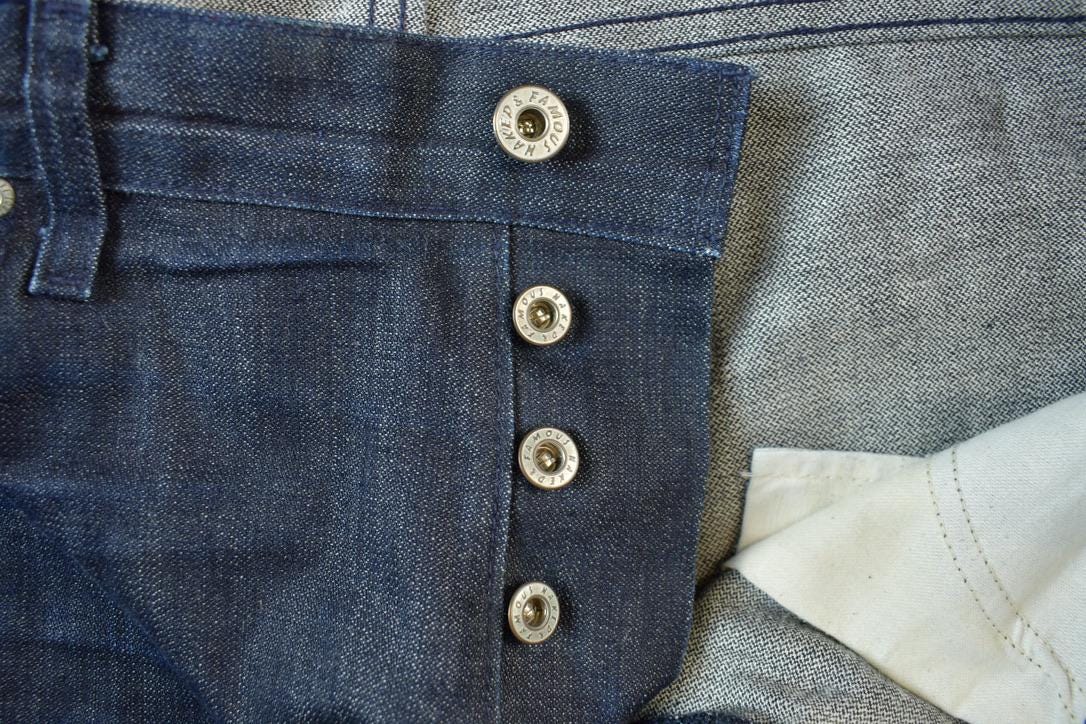 Vintage 2000s Naked & Famous Low Waisted Denim Jeans Size 38 x 31