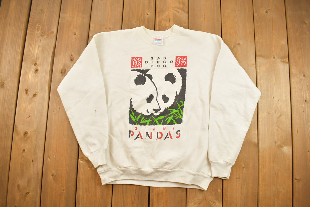 Vintage 1990s San Diego Zoos Giant Pandas Crewneck Sweatshirt