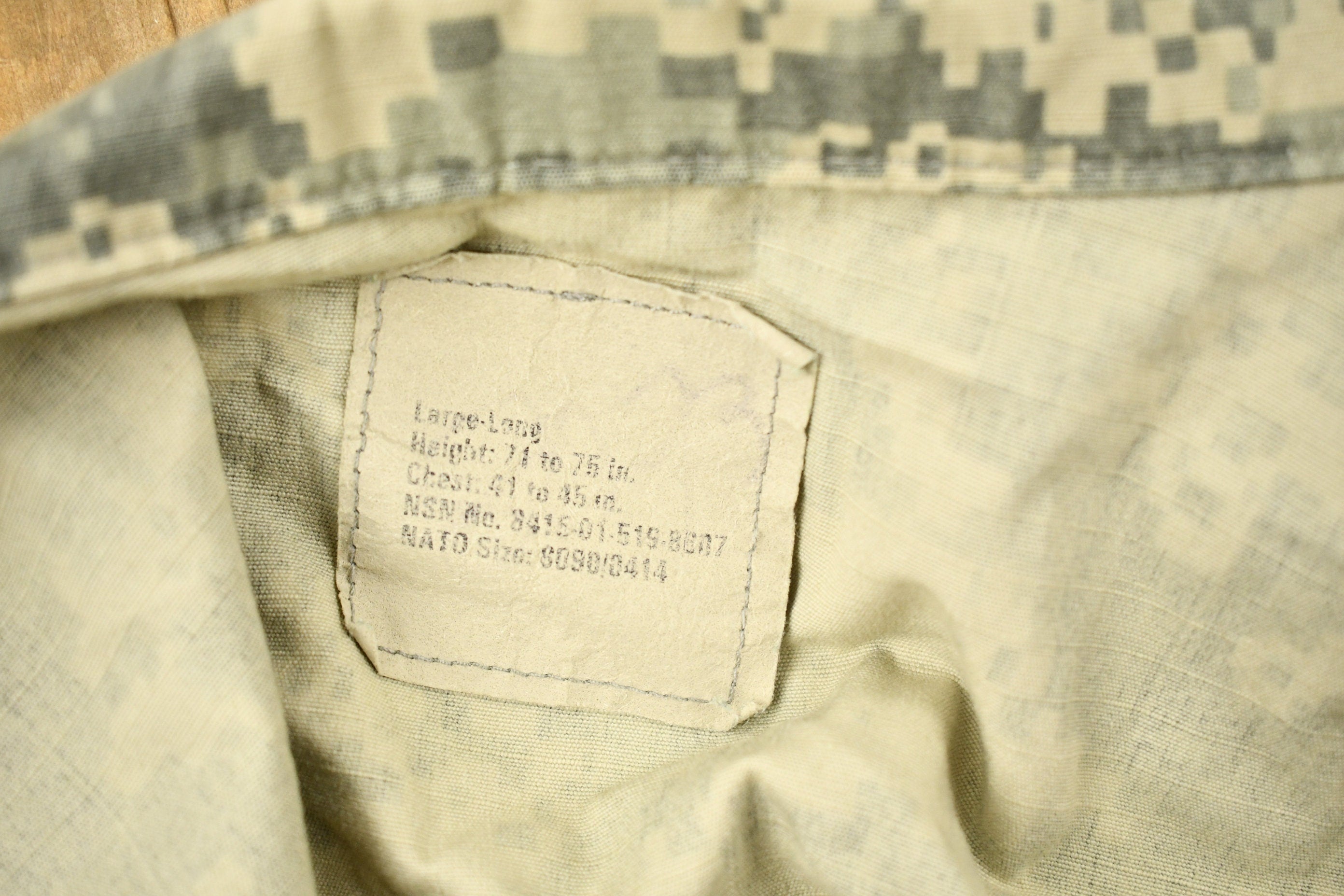 Vintage Military Army Combat Uniform Coat