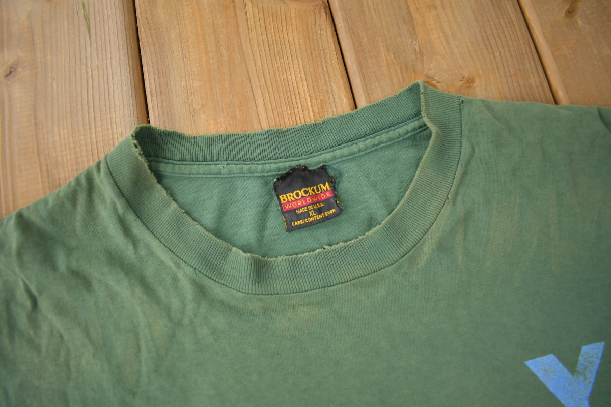 Vintage 1992 Sonic Youth Dirty Single Stitch Graphic Brockum Band T Shirt Made in USA Size XL