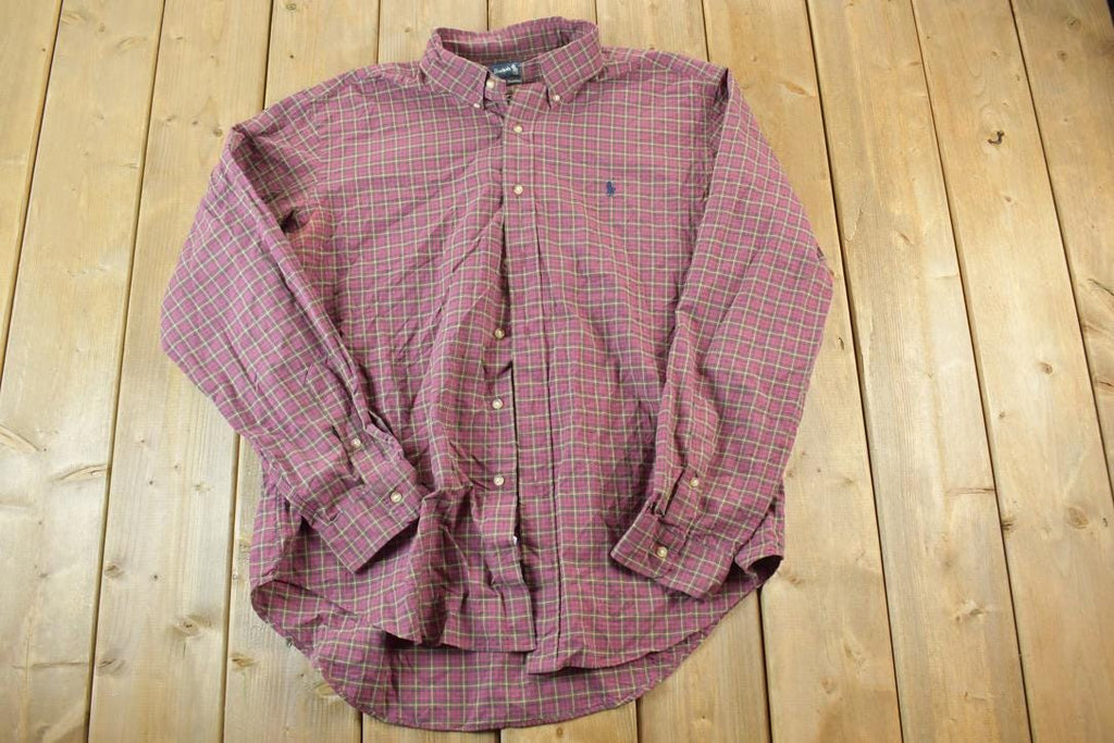 Vintage 1990s Ralph Lauren Classic Fit Button Up Shirt