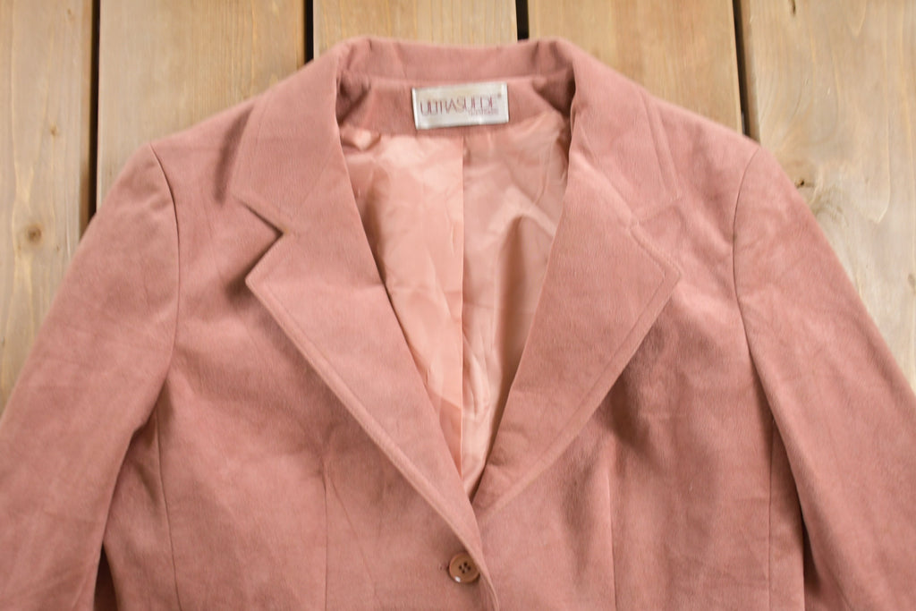 Vintage 1970s Womens Count Romi Suede Blazer Jacket