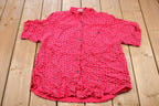 Vintage 1990s Oh Mamma All Over Print Short Sleeve Shirt / Graphic / 80s / 90s / Streetwear / Retro Style / AOP Shirt / 90s Shirt