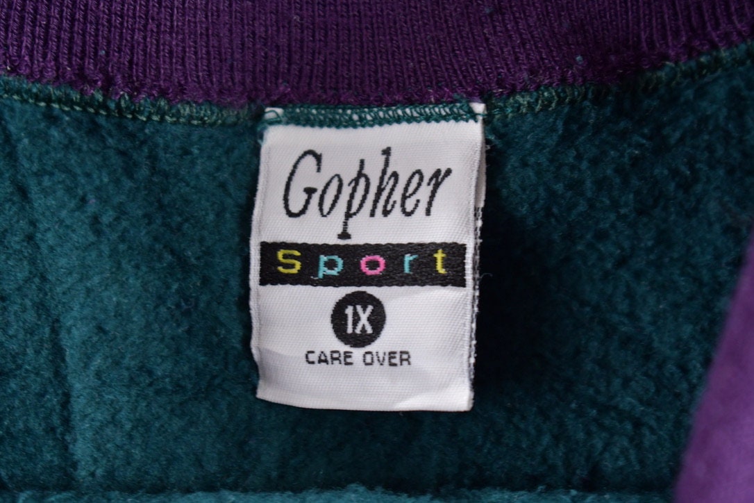 Vintage 1990s Cute Floral Crewneck / 90s Crewneck / Nature / Vintage Sweatshirt / Made In USA / Pullover / Double Collar / Abstract