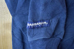 Vintage 1990s Barbarian Rugby Wear Striped Button Up Shirt