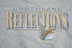 Vintage 1990s Northern Reflections Crewneck Sweater / 90s Crewneck / Grandma Sweater / Nature Theme / Outdoors / Santee / Made In USA