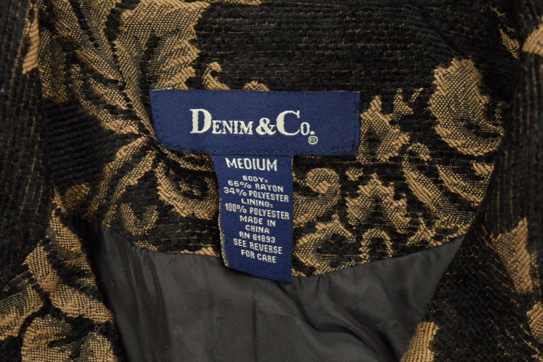 Vintage 1990s Denim & Co Blazer Jacket