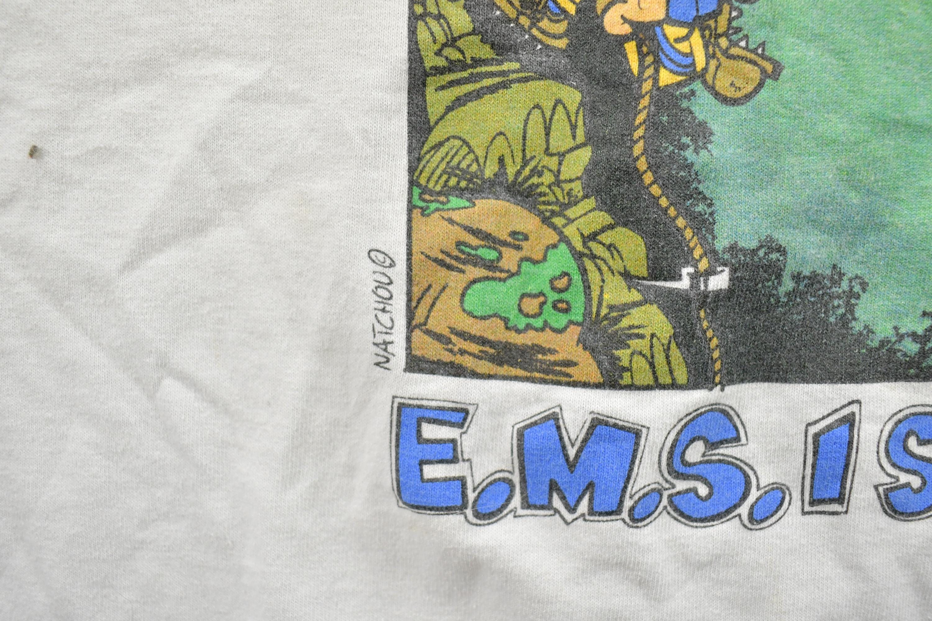 Vintage 1990s SME Jappuie Ems Support Graphic T-Shirt