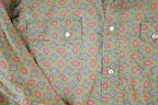 Vintage 1990s Wrangler Wrancher Button Up Western Style Cowboy Shirt