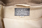 Vintage 1970s Novelti Eaton 100% Wool Toggle Button Up Jacket Made In Canada