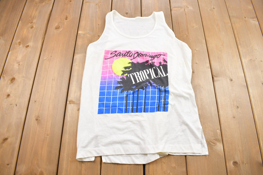 Vintage 1980s Santo Domingo Souvenir Tank Top Shirt