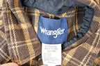 Vintage 1990's Wrangler Plaid Button Up Western Shirt Made In USA