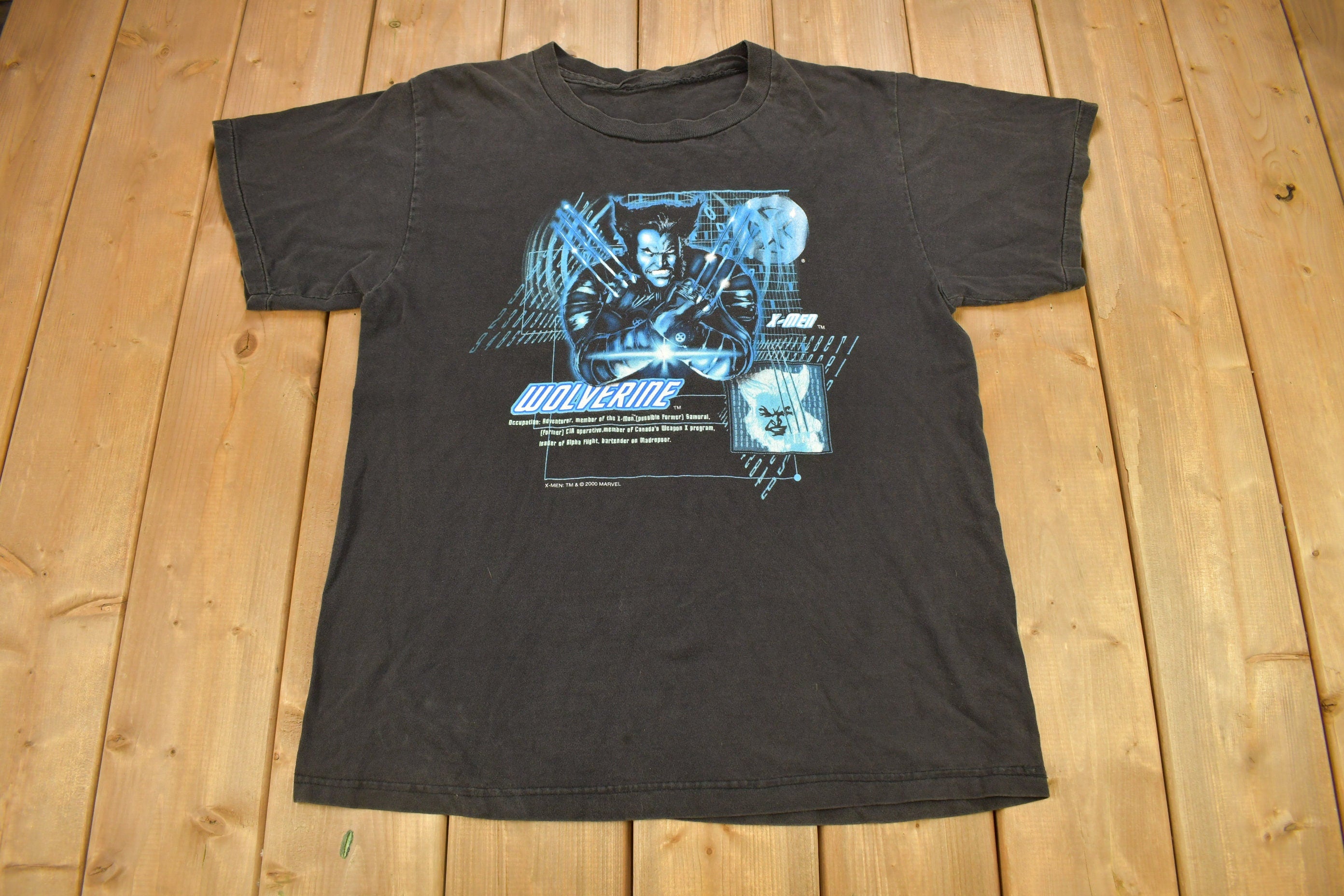 Vintage 2000 Wolverine X-Men Marvel Movie Promo T-shirt