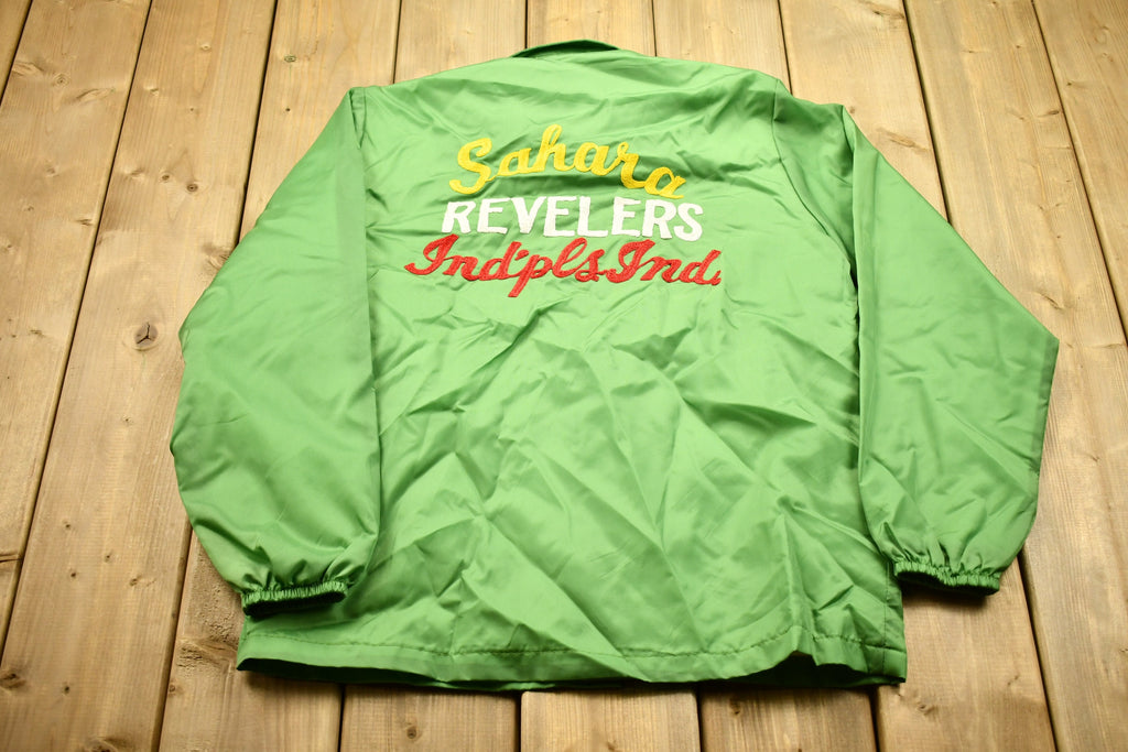 Vintage 1980s Sahara Revelers Chainstitched Windbreaker Jacket