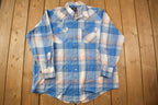 Vintage 1990s Plaid Rock Creek Ranch Button Up Shirt
