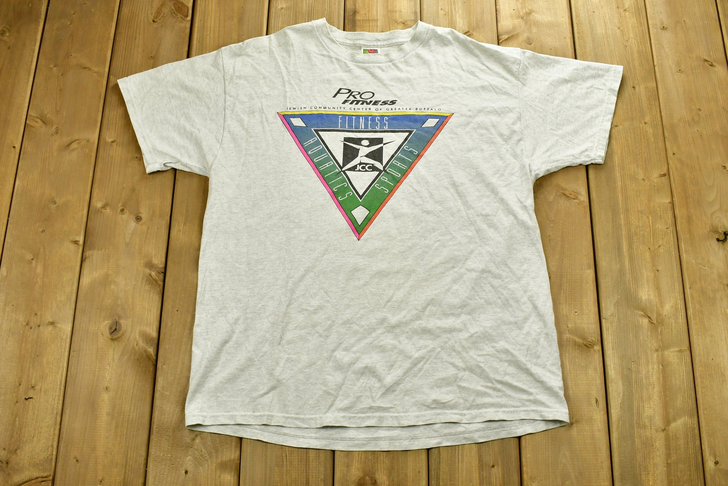 Vintage 1990s Pro Fitness Graphic T-Shirt
