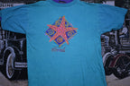 Vintage 1990s Florida Star Fish Graphic Souvenir T Shirt
