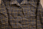 Vintage 1990s Woman's Plaid Wool Blazer