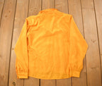Vintage 1990s Avon Fashions Blank Yellow Button Up Shirt