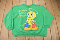 Vintage 1996 Looney Tunes Tweety Bird Christmas Theme Crewneck