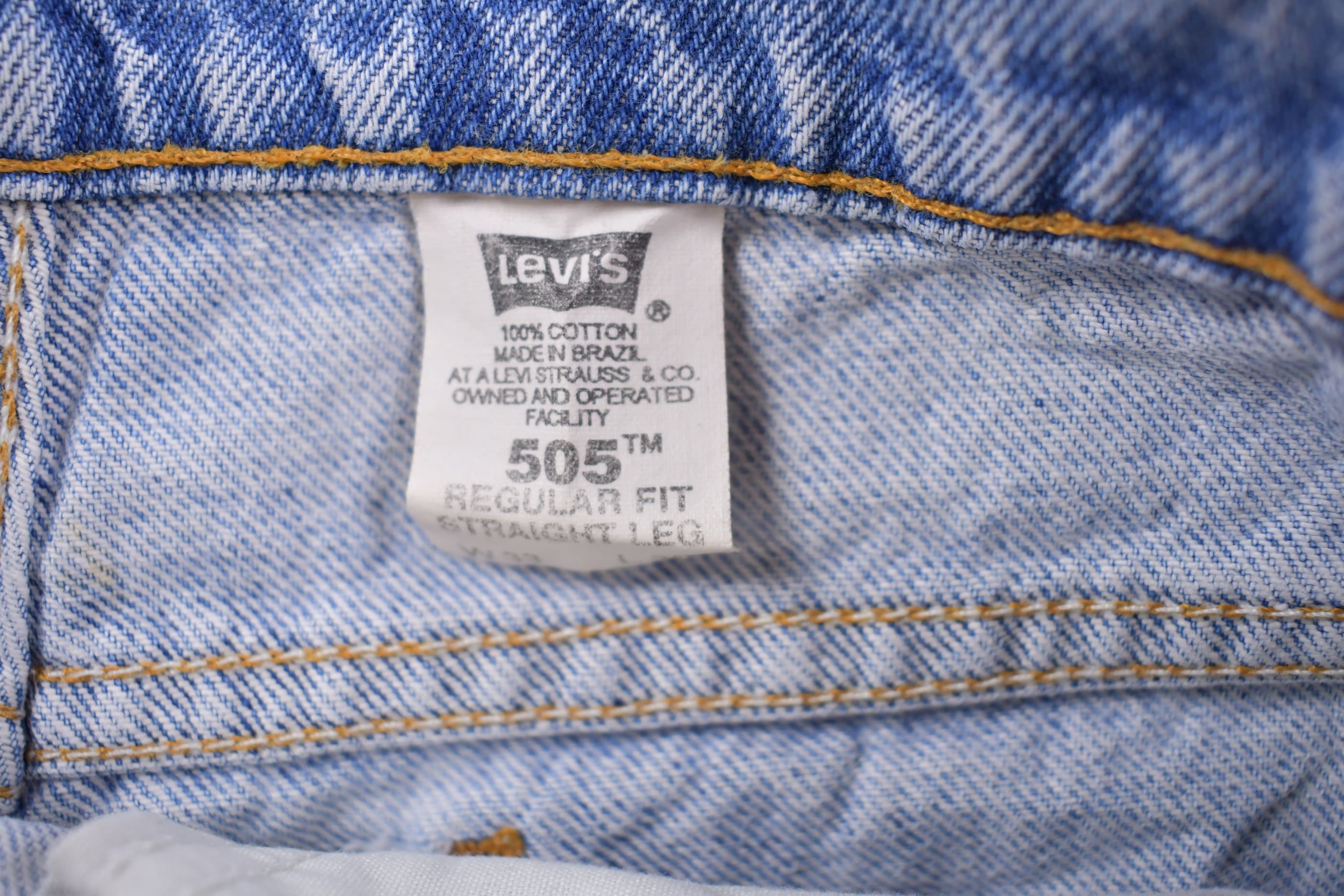 Vintage 1990s Levi's 505 Orange Tab Jean Shorts 31 x 8