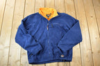 Vintage 1990s LL Bean Quarter Zip Fleece Outdoorsman Sweater